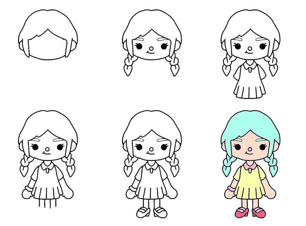 Wie man Toca Boca zeichnet