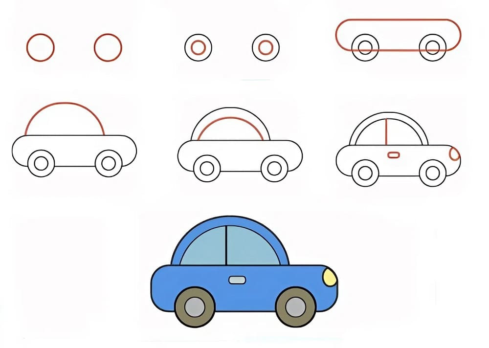 Wie zeichnet man ein Auto