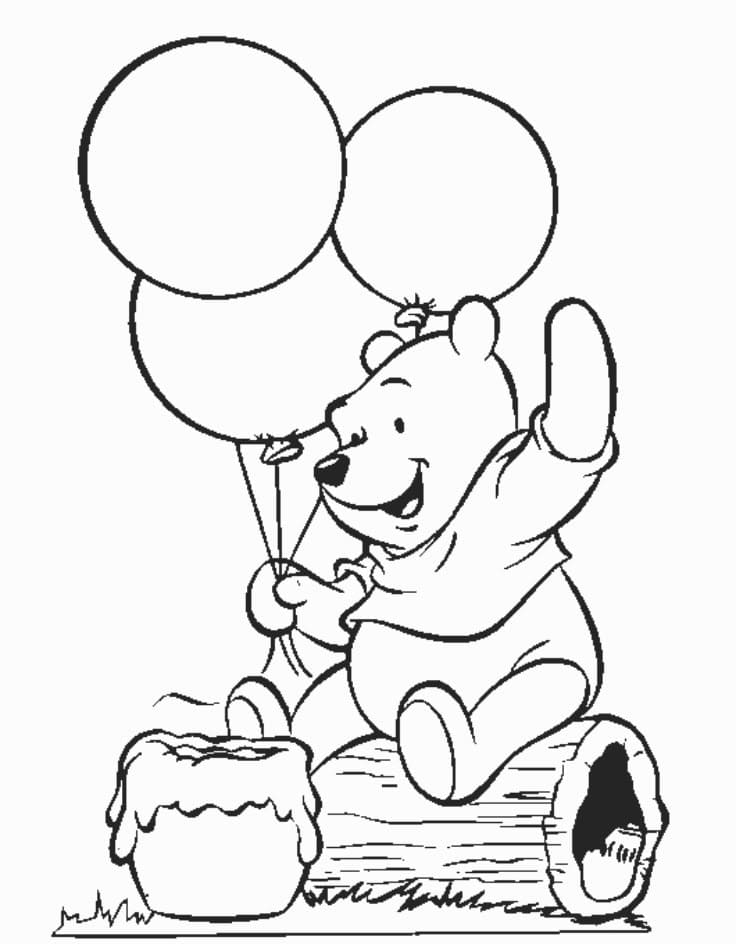 Winnie Puuh druckbares Bild ausmalbilder