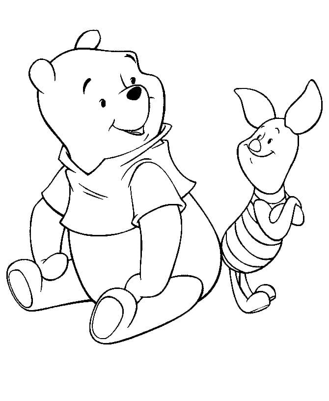 Winnie Puuh für 1-jährige Kinder ausmalbilder
