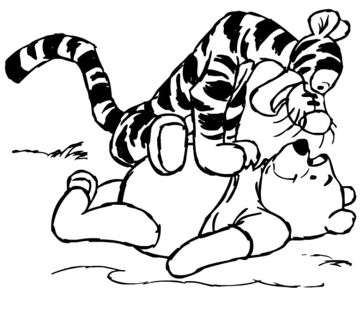 Winnie Puuh für 3-jährige Kinder ausmalbilder