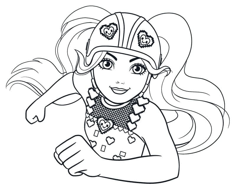 Wunderschöne Barbie ausmalbilder