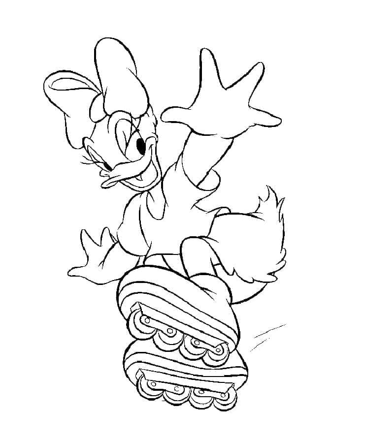 Wundervolle Daisy Duck ausmalbilder