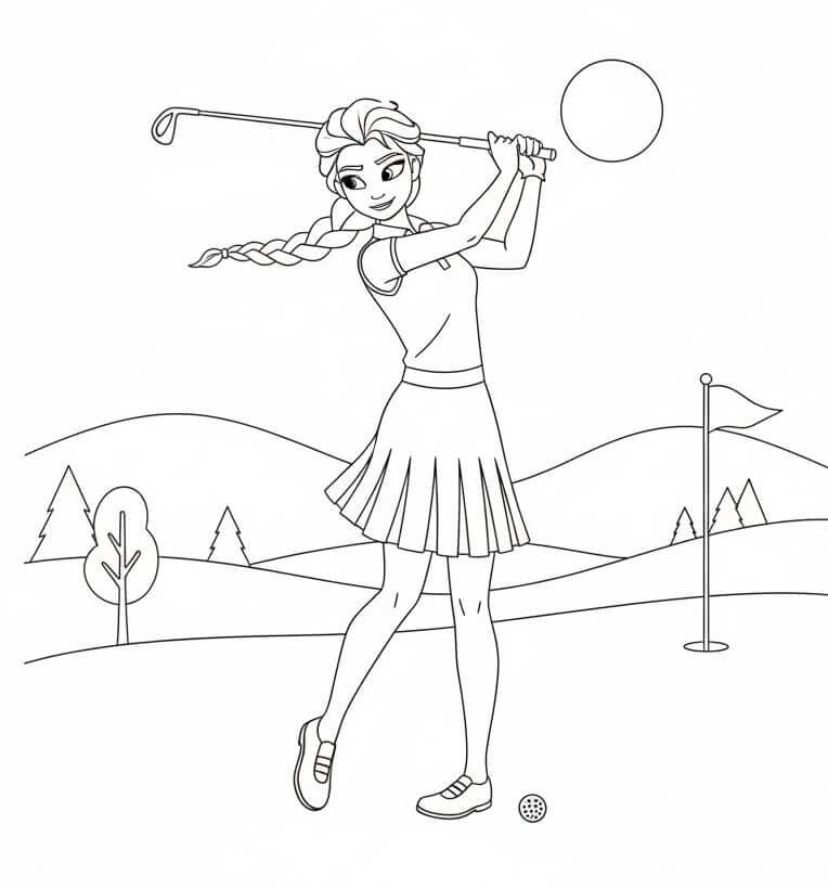 Wundervolle Elsa ausmalbilder