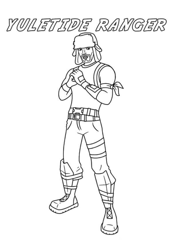 Yuletide Ranger aus Fortnite ausmalbilder