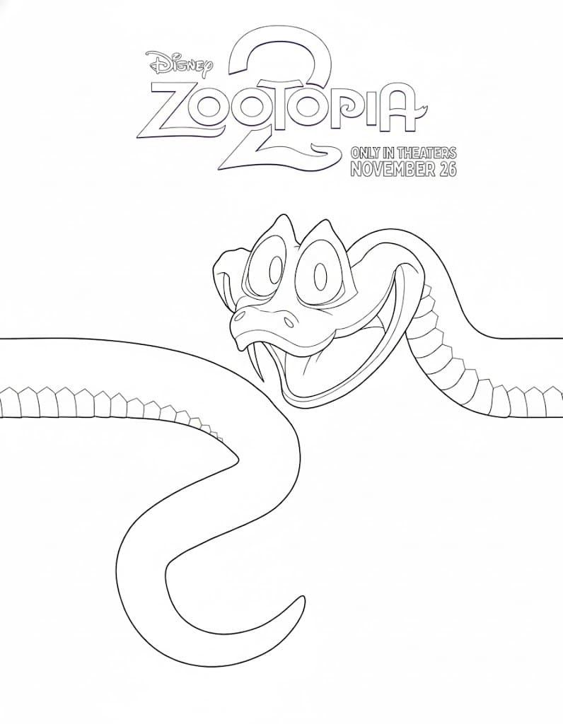 Zoomania für Kinder ausmalbilder