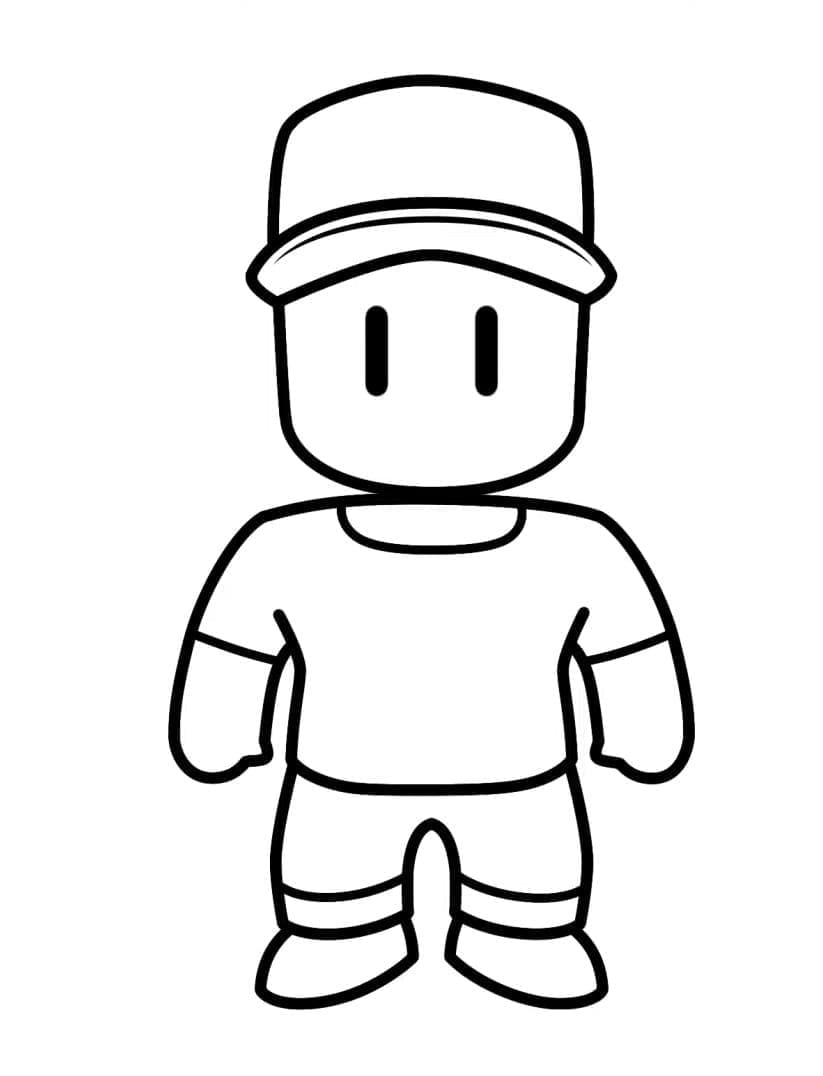 Stumble Guys für Kinder ausmalbilder