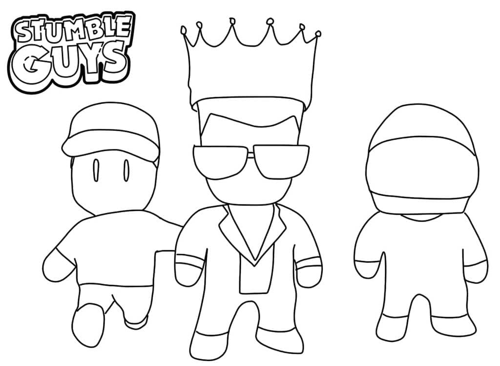 Stumble Guys kostenlos für Kinder ausmalbilder